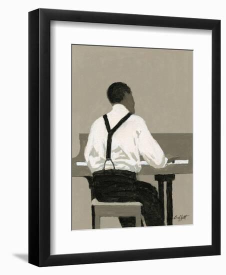 Piano Player-William Buffett-Framed Art Print