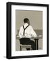 Piano Player-William Buffett-Framed Art Print