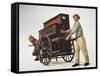 Piano Player-Scipione Pulzone-Framed Stretched Canvas