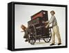 Piano Player-Scipione Pulzone-Framed Stretched Canvas