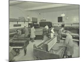 Piano Repairing Class, Northern Polytechnic, London, 1930-null-Mounted Photographic Print