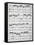 Piano Sheet Music for Beautiful Miller-Woman, Variation by Angelica Catalani-null-Framed Stretched Canvas