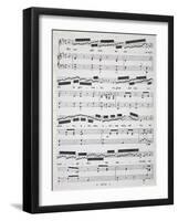 Piano Sheet Music for Beautiful Miller-Woman, Variation by Angelica Catalani-null-Framed Giclee Print