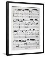 Piano Sheet Music for Beautiful Miller-Woman, Variation by Angelica Catalani-null-Framed Giclee Print