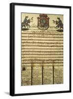 Piano Sheet Music for Song Created-null-Framed Giclee Print