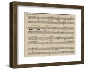 Piano Sonata Opus 26-null-Framed Photographic Print