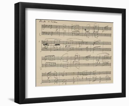 Piano Sonata Opus 26-null-Framed Photographic Print