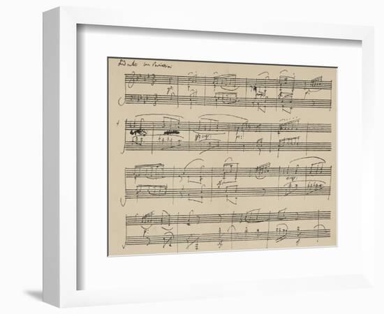 Piano Sonata Opus 26-null-Framed Photographic Print