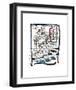 Piano-steps-Cyril Réguerre -Framed Art Print