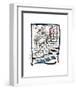 Piano-steps-Cyril Réguerre -Framed Art Print