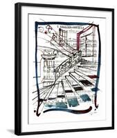 Piano-steps-Cyril Réguerre -Framed Art Print