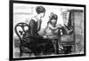 Piano Teacher and Pupil, 1915-G. Jenkins-Framed Art Print