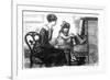 Piano Teacher and Pupil, 1915-G. Jenkins-Framed Art Print