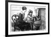 Piano Teacher and Pupil, 1915-G. Jenkins-Framed Art Print