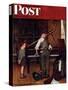 "Piano Tuner" Saturday Evening Post Cover, January 11,1947-Norman Rockwell-Stretched Canvas