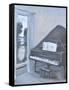 PIANO W A VIEW-ALLAYN STEVENS-Framed Stretched Canvas