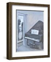 PIANO W A VIEW-ALLAYN STEVENS-Framed Art Print