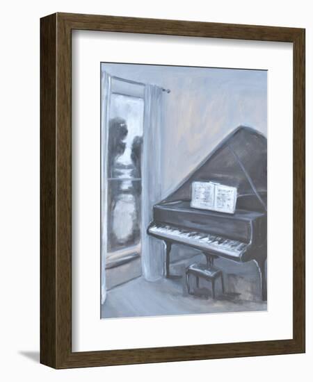 PIANO W A VIEW-ALLAYN STEVENS-Framed Art Print