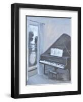 PIANO W A VIEW-ALLAYN STEVENS-Framed Art Print