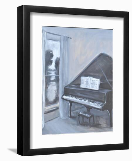 PIANO W A VIEW-ALLAYN STEVENS-Framed Art Print