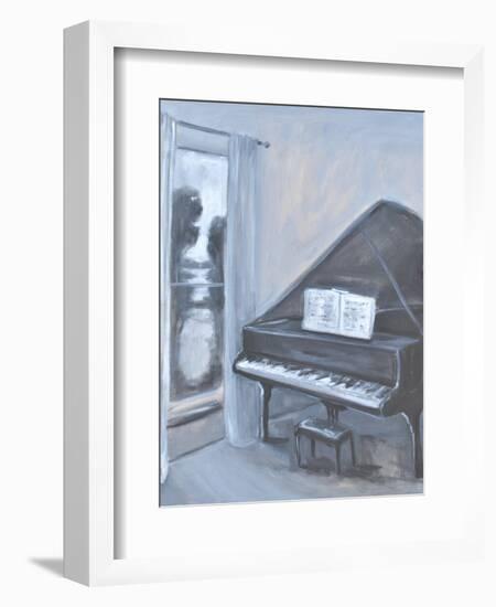 PIANO W A VIEW-ALLAYN STEVENS-Framed Art Print