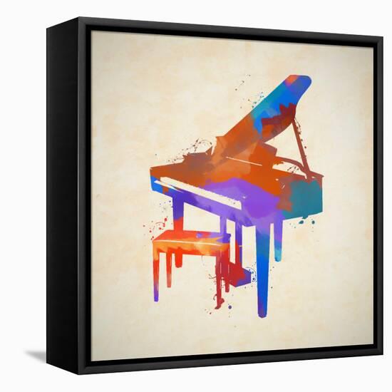 Piano-Dan Sproul-Framed Stretched Canvas