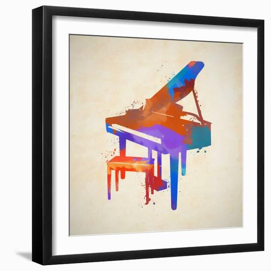 Piano-Dan Sproul-Framed Art Print