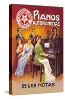 Pianos Autopianistas with Beethoven-A. Trub-Stretched Canvas