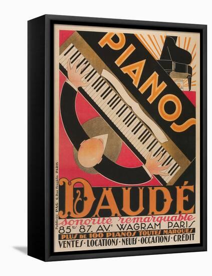 Pianos Daude Poster-null-Framed Stretched Canvas
