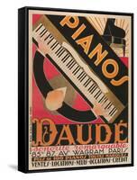 Pianos Daude Poster-null-Framed Stretched Canvas