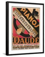 Pianos Daude Poster-null-Framed Giclee Print