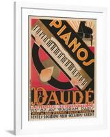 Pianos Daude Poster-null-Framed Giclee Print