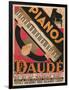 Pianos Daude Poster-null-Framed Giclee Print