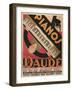 Pianos Daude Poster-Found Image Holdings Inc-Framed Photographic Print