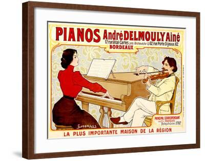 Pianos Delmouly-J^ Georges-Framed Giclee Print