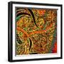 Piasley Scarf Upclise-Linda Arthurs-Framed Giclee Print