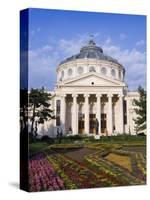 Piata George Enescu, Romanian Athenaeum Concert Hall, Bucharest, Romania, Europe-Gavin Hellier-Stretched Canvas