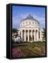 Piata George Enescu, Romanian Athenaeum Concert Hall, Bucharest, Romania, Europe-Gavin Hellier-Framed Stretched Canvas