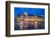 Piata Mare (Great Square) at Night-Matthew Williams-Ellis-Framed Photographic Print