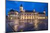 Piata Mare (Great Square) at Night-Matthew Williams-Ellis-Mounted Photographic Print