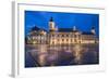 Piata Mare (Great Square) at Night-Matthew Williams-Ellis-Framed Photographic Print