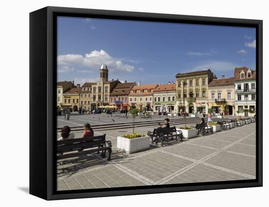 Piata Sfatului, Brasov, Transylvania, Romania, Europe-Gary Cook-Framed Stretched Canvas