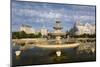 Piata Unirii Square and Palace of Parliament, Bucharest, Romania-Peter Adams-Mounted Photographic Print