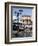 Piazza and Cafe, Menaggio, Lake Como, Lombardy, Italy, Europe-Frank Fell-Framed Photographic Print