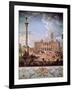 Piazza and Church of Santa Maria Maggiore, 1742-Giovanni Paolo Pannini-Framed Giclee Print