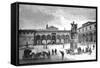 Piazza and Church of the Santissima Annunziata, Florence, Italy, 1882-null-Framed Stretched Canvas