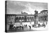 Piazza and Church of the Santissima Annunziata, Florence, Italy, 1882-null-Stretched Canvas