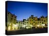 Piazza Anfiteatro, Lucca, Tuscany, Italy, Europe-Jean Brooks-Stretched Canvas