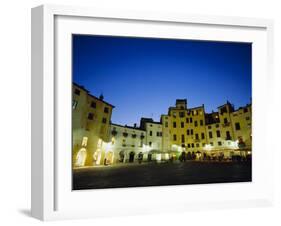 Piazza Anfiteatro, Lucca, Tuscany, Italy, Europe-Jean Brooks-Framed Photographic Print