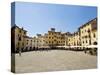 Piazza Anfiteatro, Lucca, Tuscany, Italy, Europe-Nico Tondini-Stretched Canvas